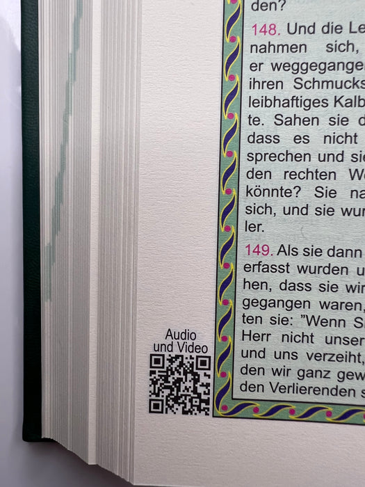 QURAN - Wort zu Wort Übersetzung mit QR-Code